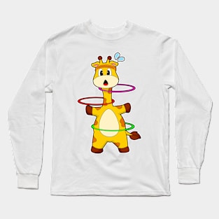 Giraffe Fitness tires Long Sleeve T-Shirt